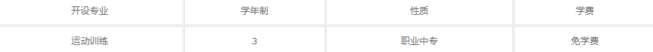 温州体育运动学校收费标准(图1)